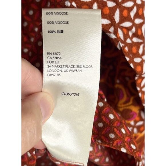 Anthropologie Maeve Printed Jamila Mini Skirt size 4 floral flowers Woman’s - Picture 6 of 7